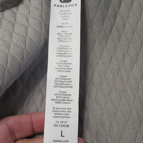 Fabletics Astoria Quilted Shrug Waterfall Cardigan - Picture 7 of 7
